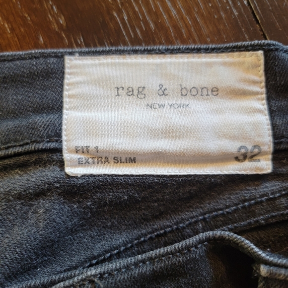 Rag & Bone Black Jeans (fit 1) - Picture 1 of 3